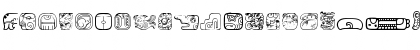 Download MesoAmerica Dings Two Regular Font Lowercase Preview