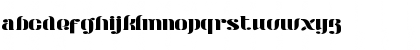 Download Modern Stencil Personal Use Regular Font Lowercase Preview