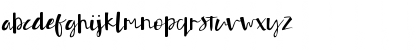 Download Authorfun Regular Font Lowercase Preview