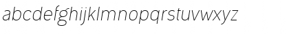 Download Ogonek Light Italic Font Lowercase Preview