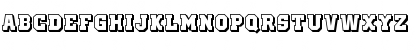 Download Old School United Shadow Font Lowercase Preview