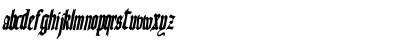Download OldGerman BoldItalic Font Lowercase Preview