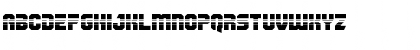 Download OmegaForce Halftone Regular Font Lowercase Preview
