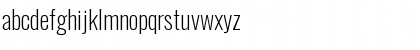 Download Oswald ExtraLight Font Lowercase Preview