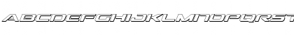 Download Outrider 3D Italic Italic Font Lowercase Preview