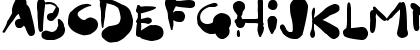 Download Paint Blobs Regular Font Lowercase Preview