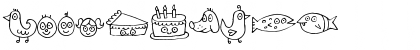Download Pea Jelene's Doodles Regular Font Lowercase Preview