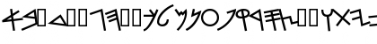 Download PhoenicianMoabite Bold Font Lowercase Preview