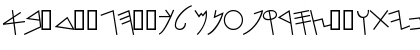 Download PhoenicianMoabite Thin Font Lowercase Preview