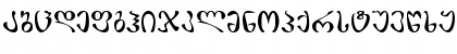 Download Phunji Mtavruli Regular Font Lowercase Preview