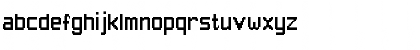Download Pixel Font7 Regular Font Lowercase Preview