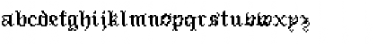 Download Pixeled English Font Regular Font Lowercase Preview