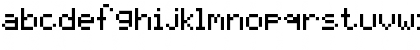 Download pixelmix Regular Font Lowercase Preview