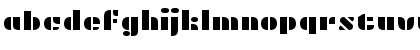 Download Plaster Regular Font Lowercase Preview