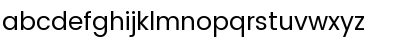 Download Poppins Regular Font Lowercase Preview