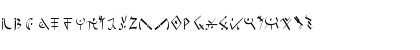 Download Post Apocalyptic Font Regular Font Lowercase Preview
