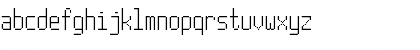 Download Post Pixel-7 Regular Font Lowercase Preview