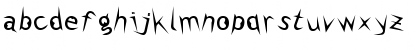 Download Post-Regenerative Trauma Regular Font Lowercase Preview