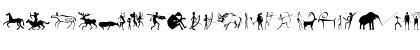 Download Prehistoric Paintings Regular Font Lowercase Preview