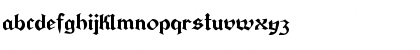 Download Press Gutenberg Regular Font Lowercase Preview