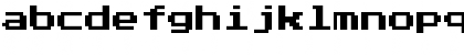 Download Press Start 2P Regular Font Lowercase Preview
