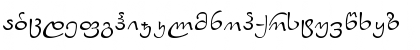 Download Preston Georgian Regular Font Lowercase Preview