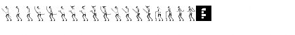 Download primitive man Regular Font Lowercase Preview