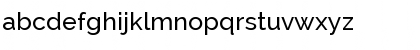 Download Raleway Medium Font Lowercase Preview
