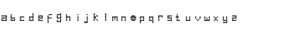 Download Round Tech Regular Font Lowercase Preview