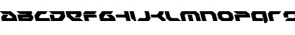 Download Royal Samurai Leftalic Italic Font Lowercase Preview