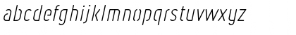 Download Ruler Stencil Light Italic Font Lowercase Preview
