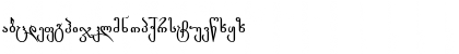 Download rustaveliL Normal Font Lowercase Preview