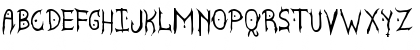 Download Satanyc Demoniac St Regular Font Lowercase Preview
