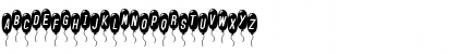 Download SF Balloons Thin Italic Font Lowercase Preview