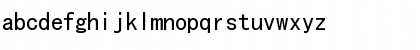 Download SimHei Regular Font Lowercase Preview