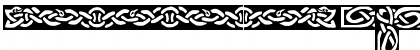 Download CelticBorders Regular Font Lowercase Preview