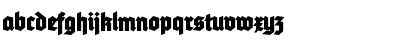 Download Tannenberg Fett UNZ1 Regular Font Lowercase Preview