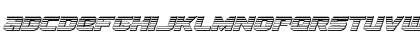 Download Terran Chrome Italic Italic Font Lowercase Preview