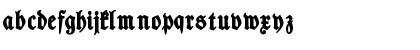 Download TypographerFrakturUNZ1 Medium Font Lowercase Preview
