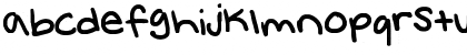 Download uglyyy Regular Font Lowercase Preview
