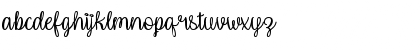 Download Unicorn Calligraphy Regular Font Lowercase Preview