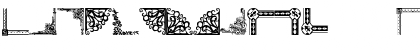 Download Vintage Decorative Corners 10 Regular Font Lowercase Preview