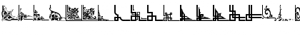 Download Vintage Decorative Corners 34 Regular Font Lowercase Preview