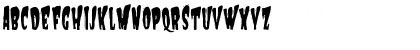 Download VTC Night Of The Wacked Dead Font Lowercase Preview