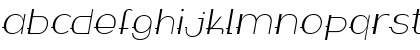 Download WABECO Thin Thin Italic Font Lowercase Preview