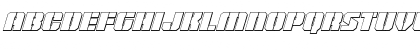 Download Warp Thruster 3D Italic Italic Font