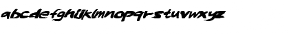 WhiskyLickers Regular Font Lowercase Preview