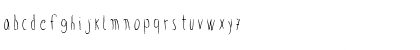 Download Wicked child Regular Font Lowercase Preview