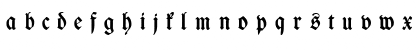 Download WieynckFrakturUNZ1L Bold Italic Font Lowercase Preview