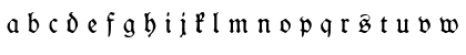 Download WieynckFrakturUNZ1L Italic Font Lowercase Preview